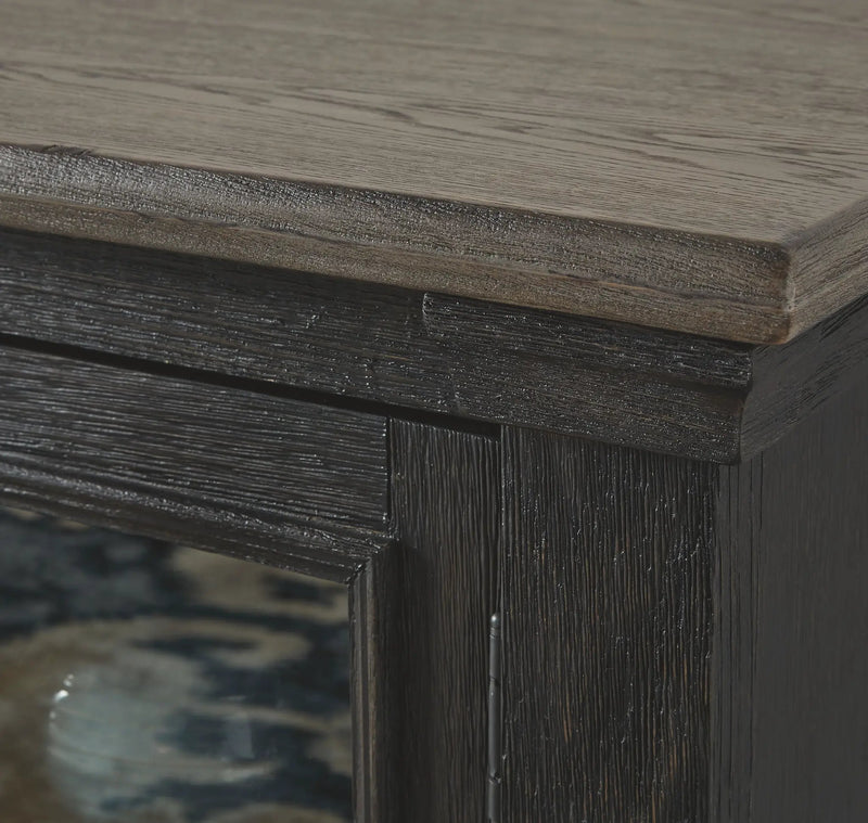 Tyler Creek - Extra Large TV Stand - Black / Gray by Unique Piece Furniture