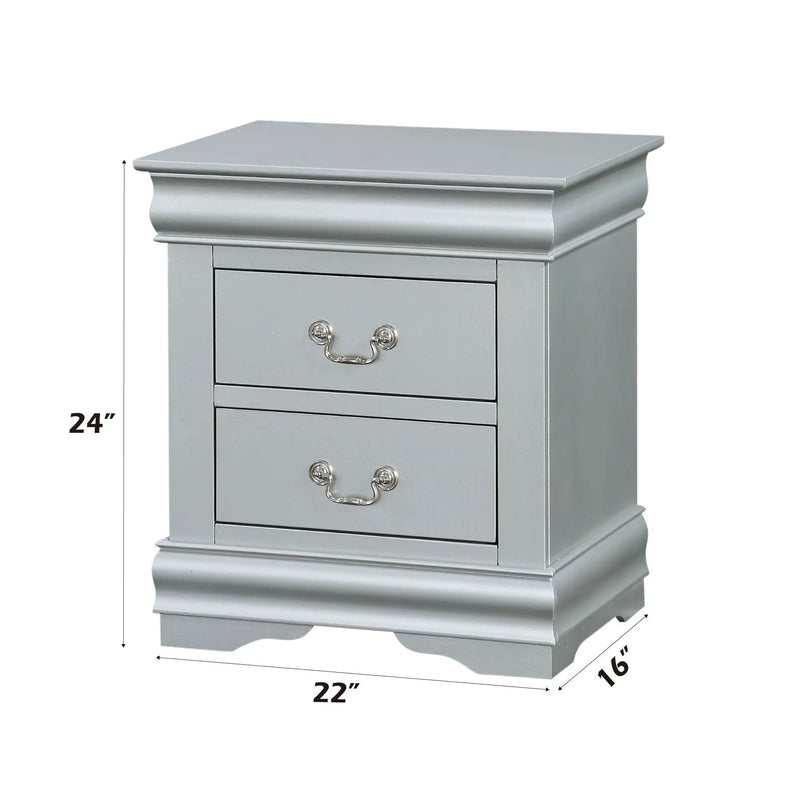 Louis Philippe III - Sleek Design Nightstand by HouseOfZazla