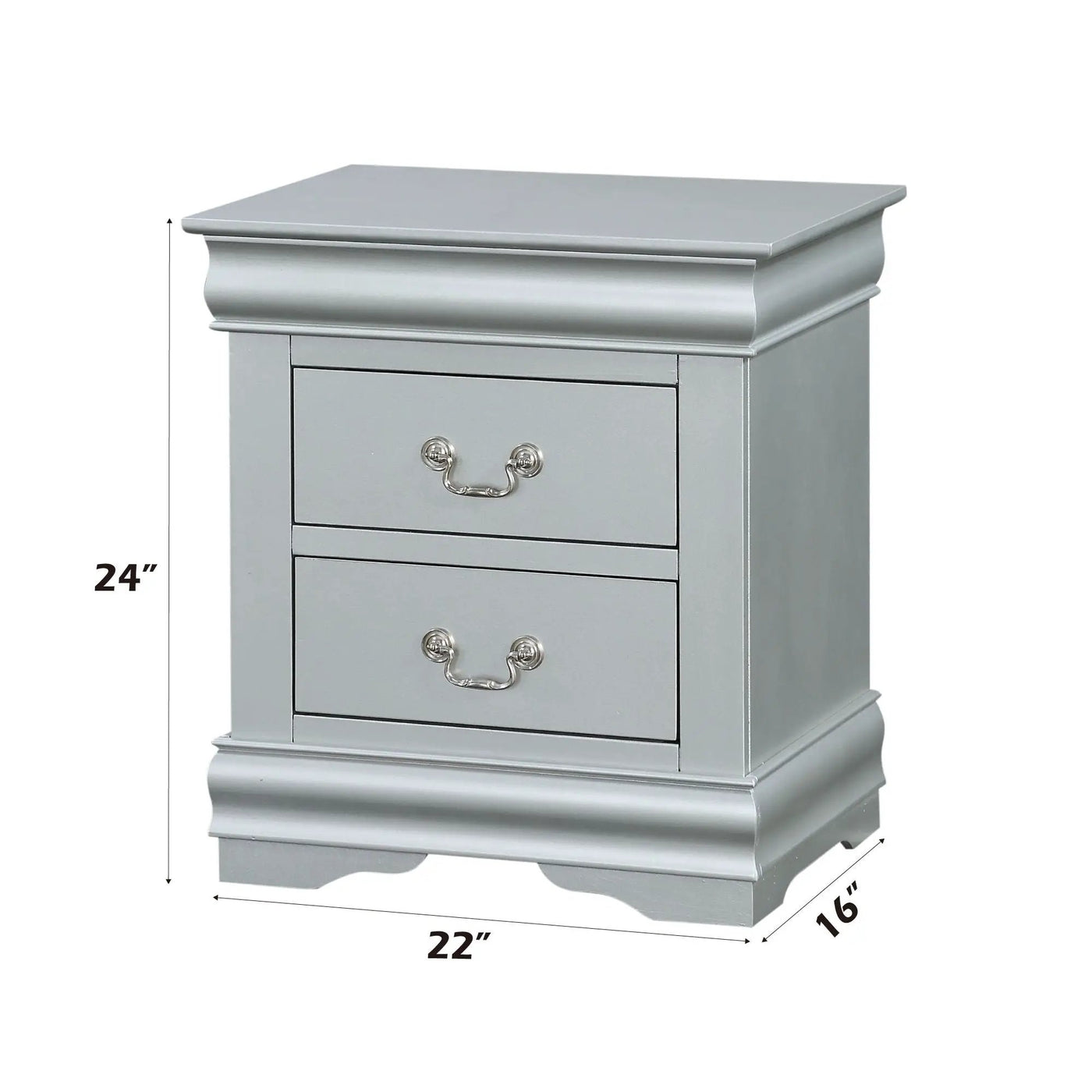 Louis Philippe III - Sleek Design Nightstand by Unique Piece Furniture