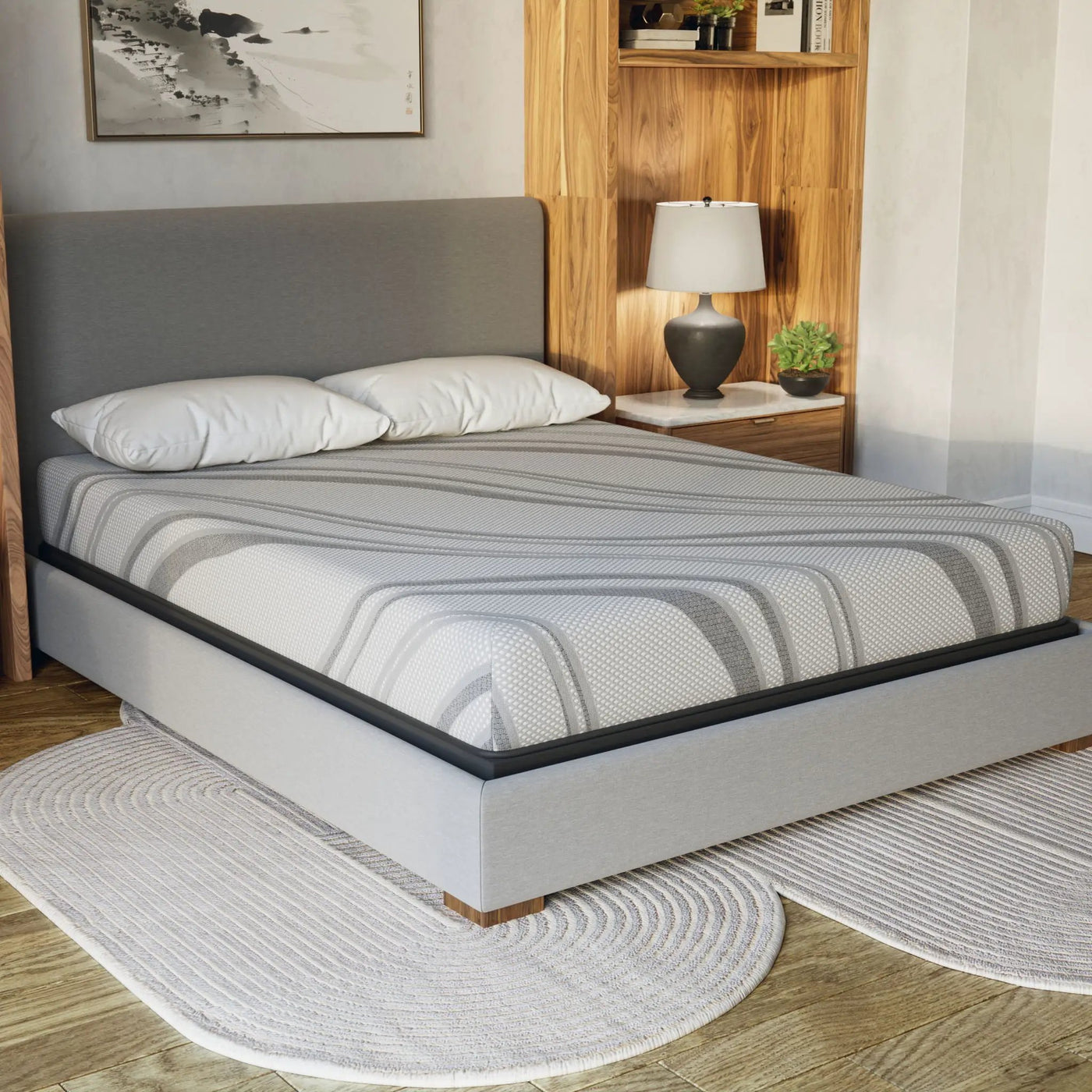 Bib Nl - 8" Pro Gel Foam Firm Mattress by HouseOfZazla