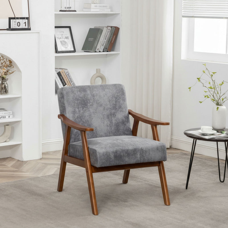 Accent Chair, Classic Mid Century Modern For Extra Seating by HouseOfZazla