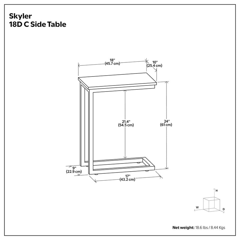 Skyler - Handcrafted C Side Table by Unique Piece Furniture