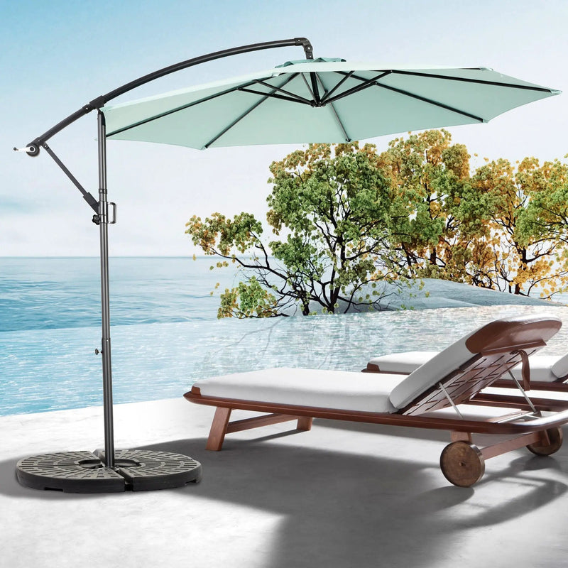 Best Choice Products 10ft Offset Hanging Market Patio Umbrella (No Base) by HouseOfZazla