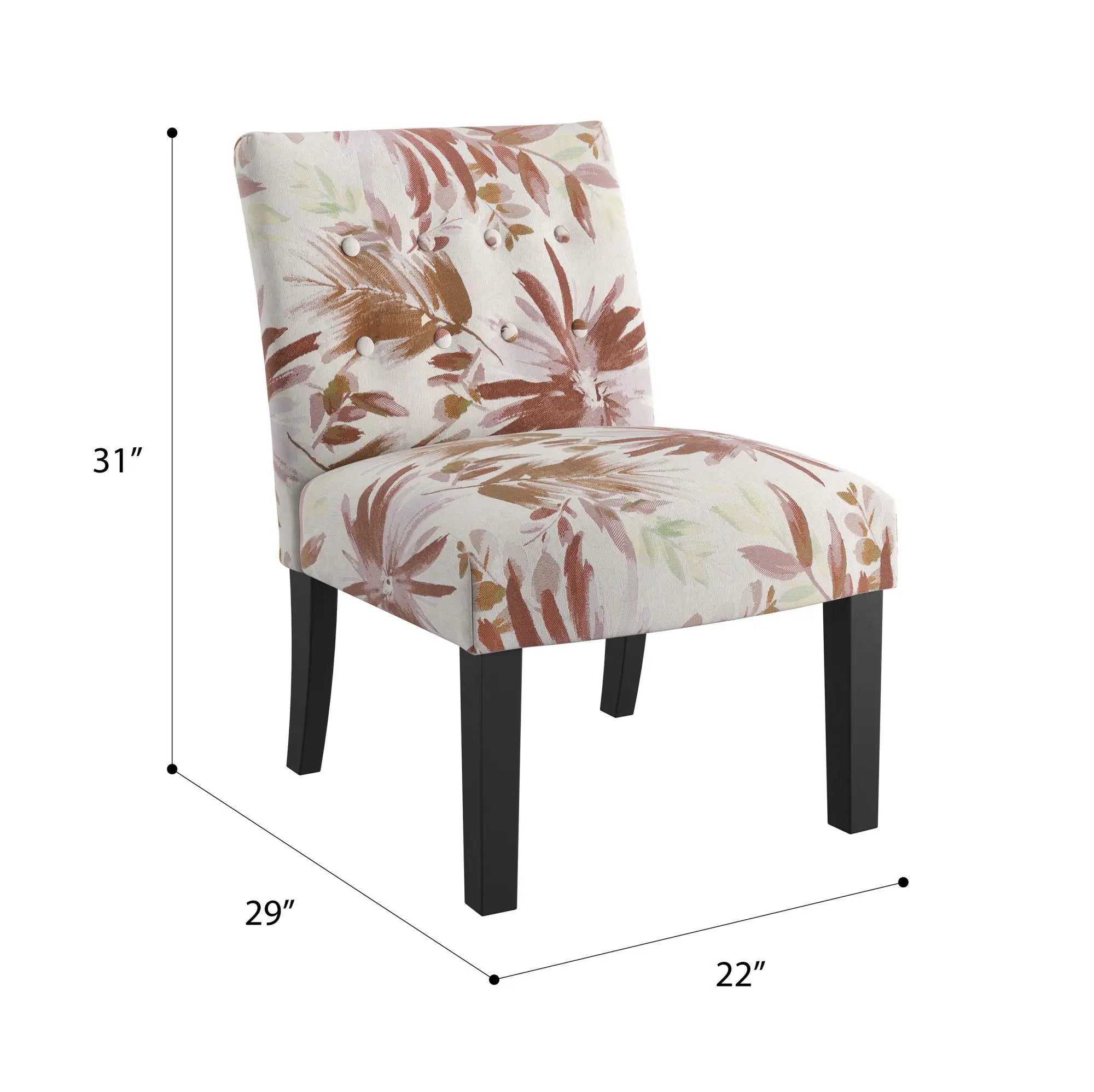 Verma - Floral Accent Chair by HouseOfZazla