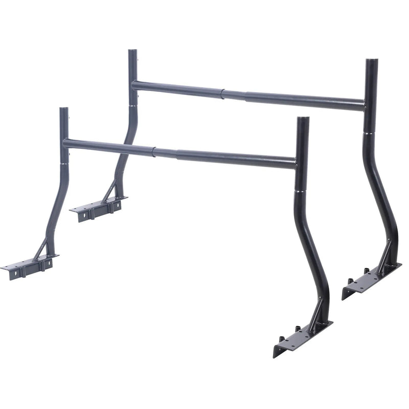 Heavy Duty Extendable Steel Truck Ladder Rack (Set of 2) - Black by HouseOfZazla