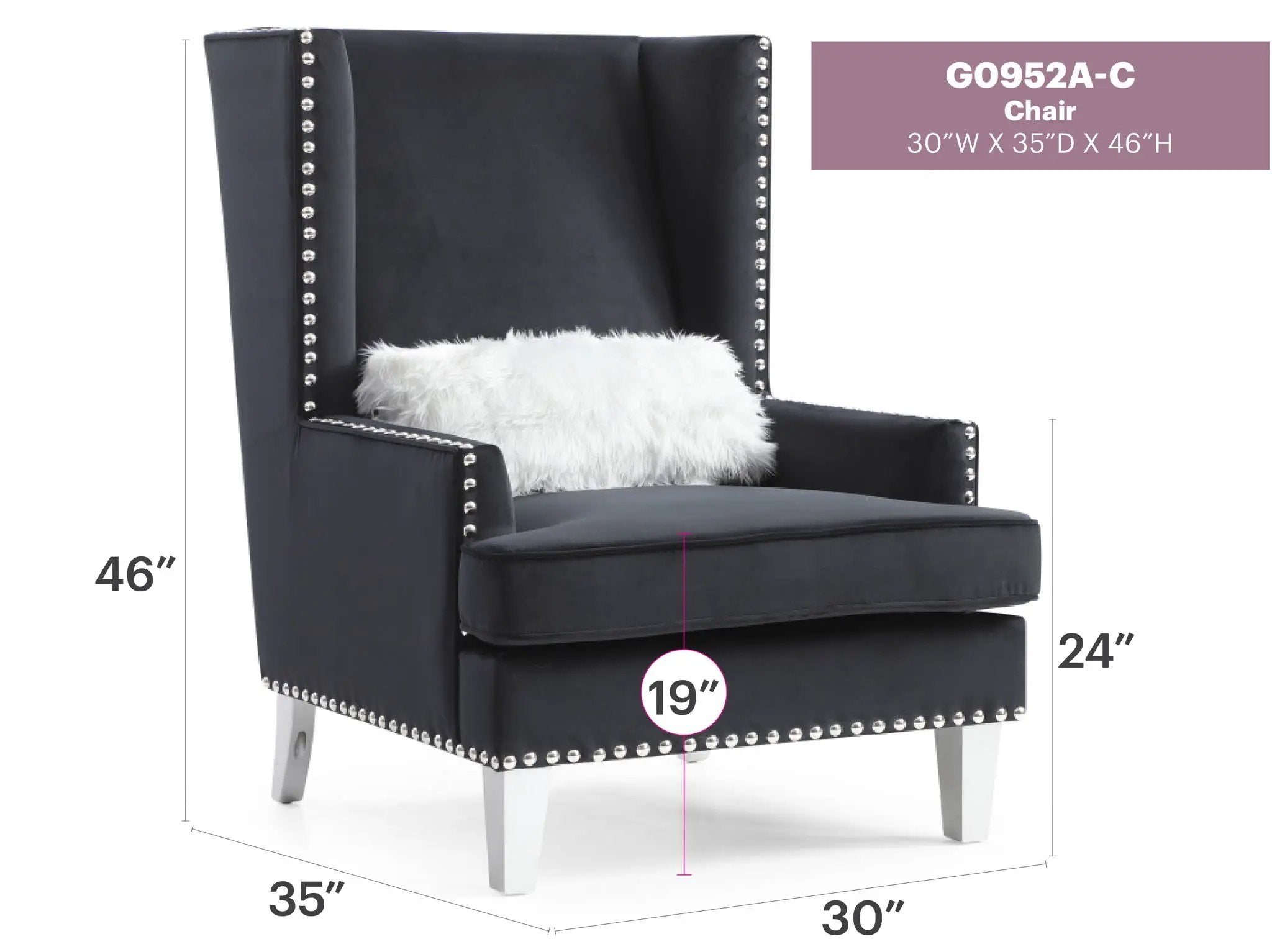 Elegant Traditional Accent Chair by Unique Piece Furniture