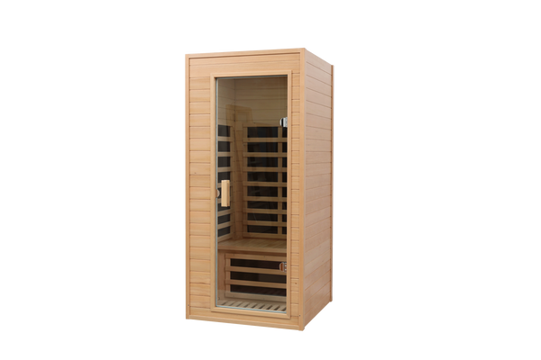 Hemlock One-person far infrared roof embedded indoor sauna room (Left & Right)