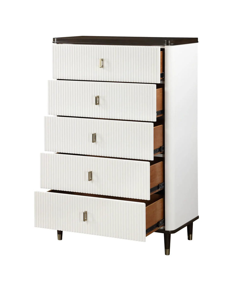 Carena - Chest - White / Walnut by Unique Piece Furniture