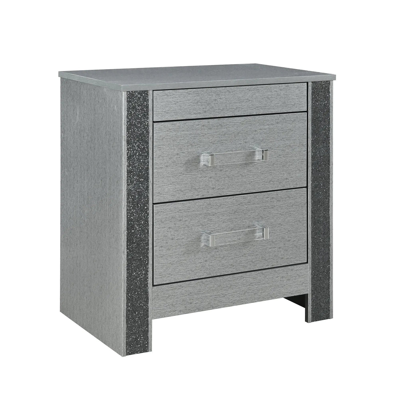 Lorenzo - 5 Piece Bedroom Set With Glittered Detailing by Unique Piece Furniture