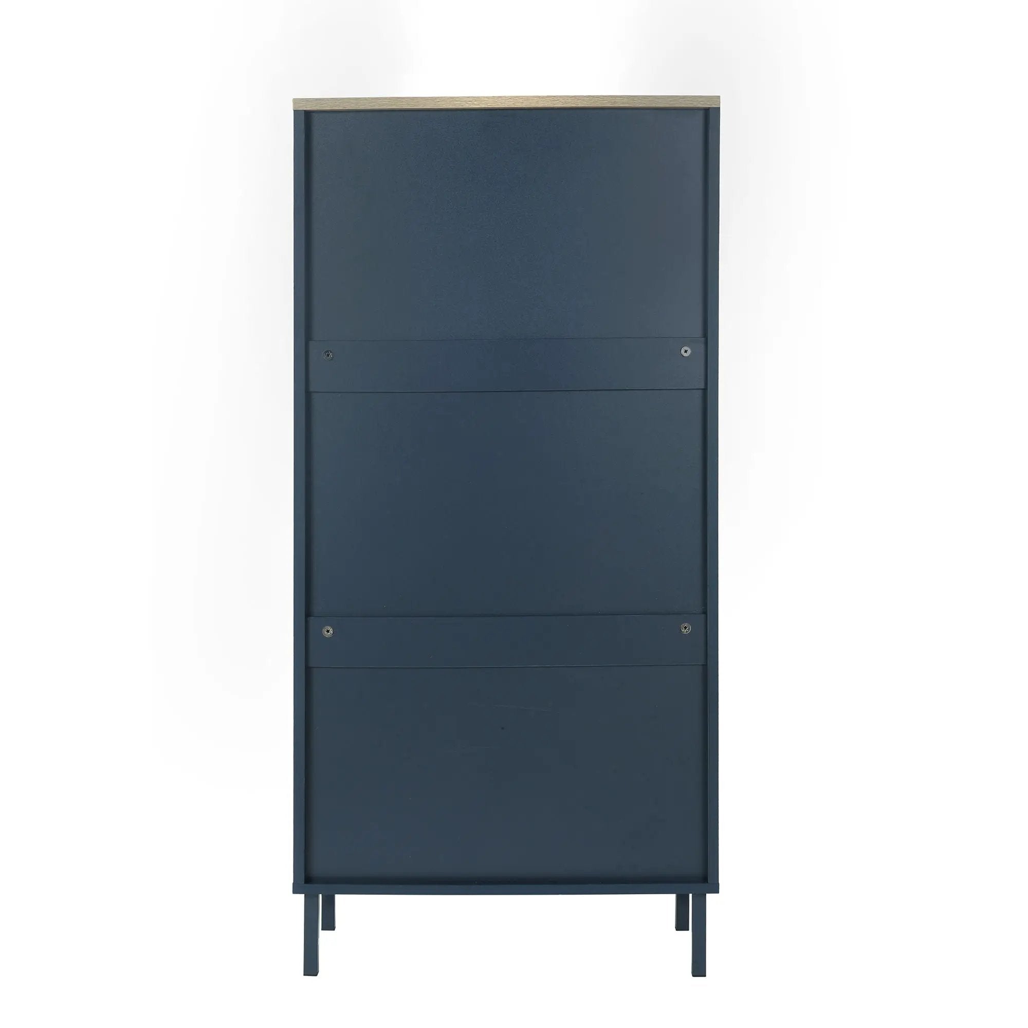 Modern Rattan 3 Door Shoe Rack Cabinet for Entryway by HouseOfZazla