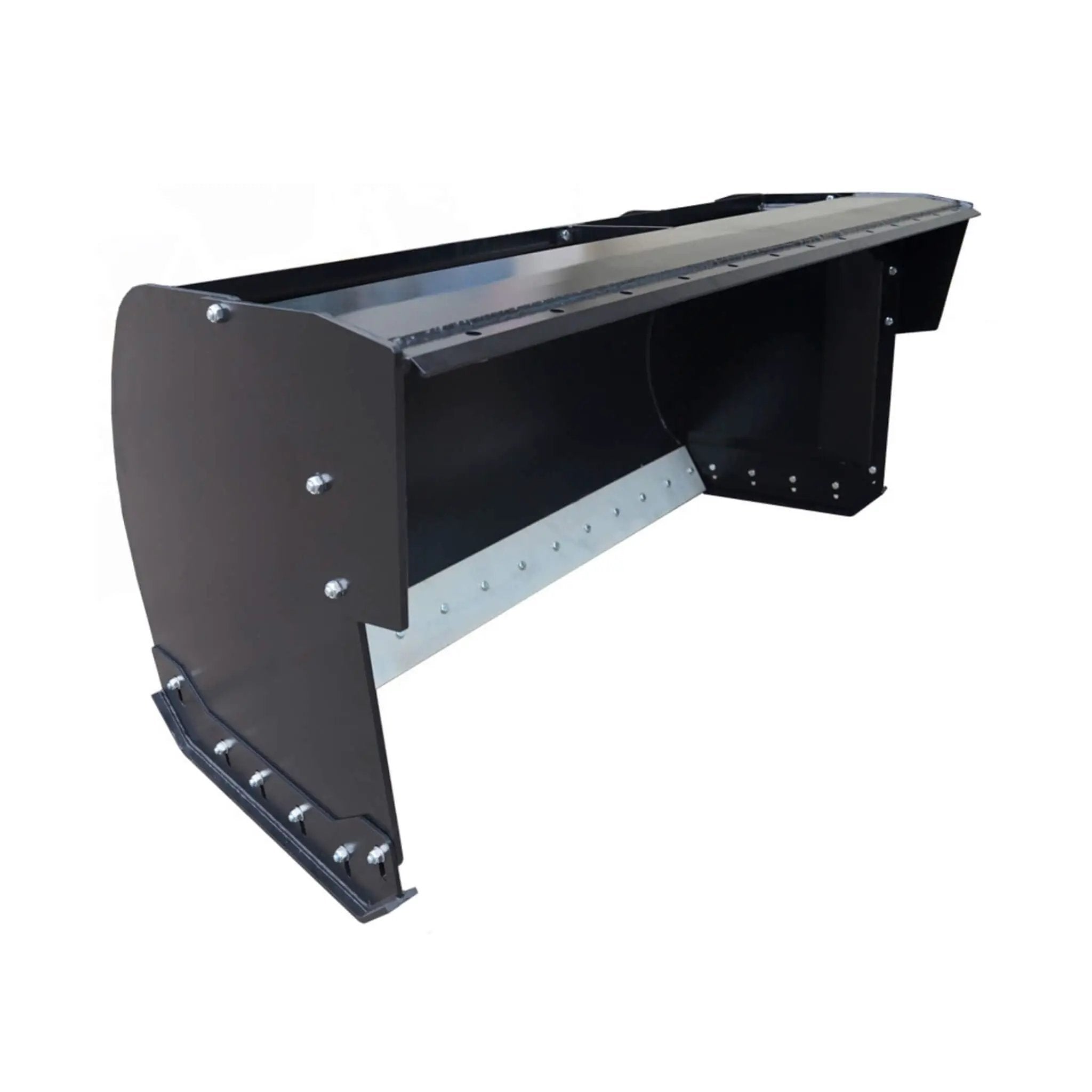 74-Inch Heavy-Duty Skid Steer Trip Edge Snow Pusher Attachment (SAK34098) by SAKSBY WHOLESALE