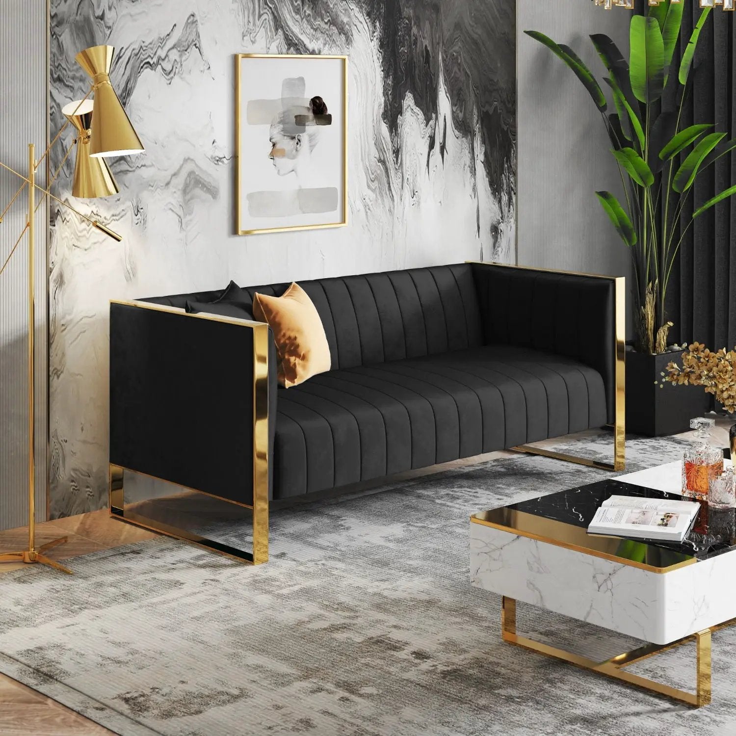 Trillium - 3 Seat Sofa by HouseOfZazla
