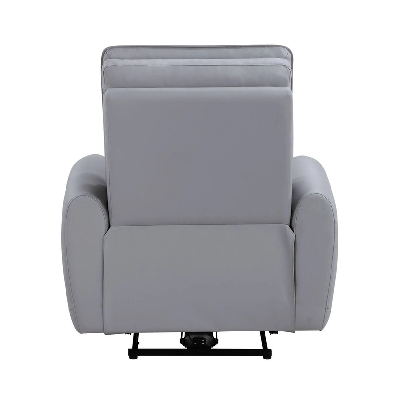 Jeromie - Power Motion Recliner With USB Port - Gray by HouseOfZazla