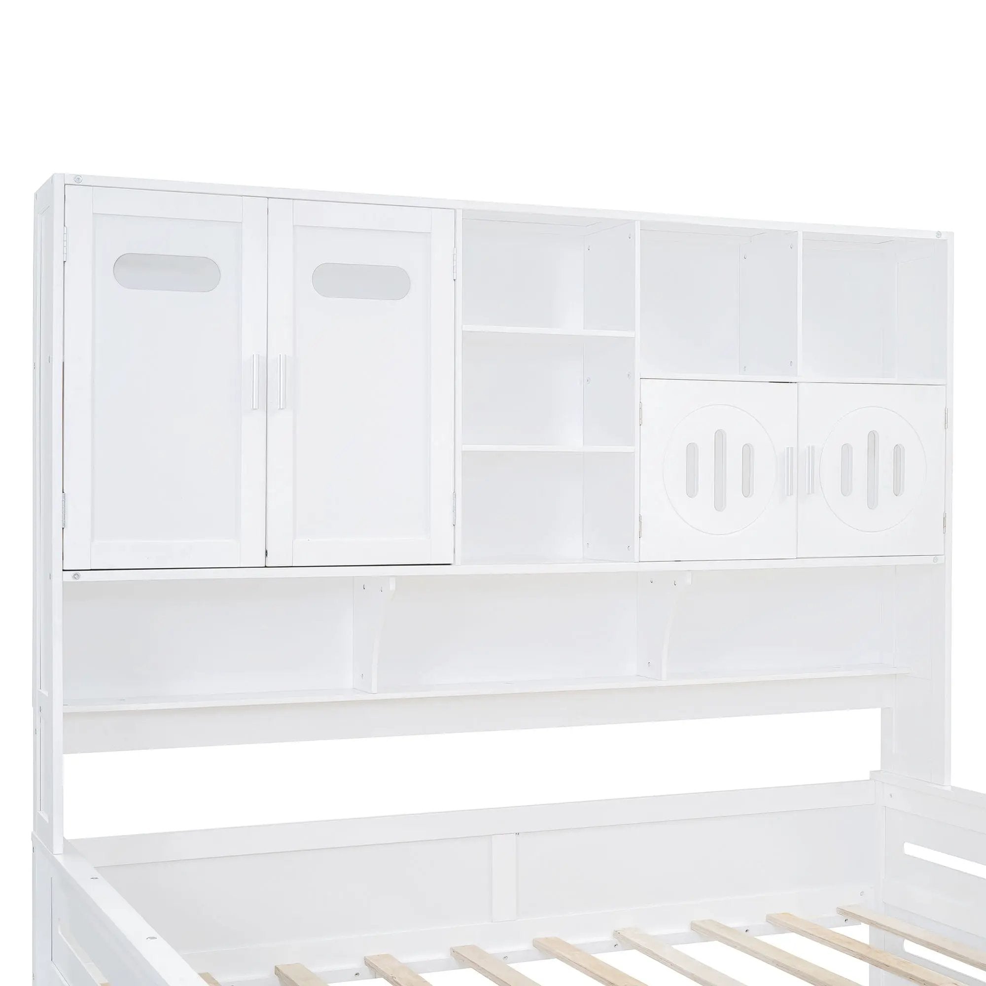 Daybed With All-In-One Cabinet And Shelf by HouseOfZazla