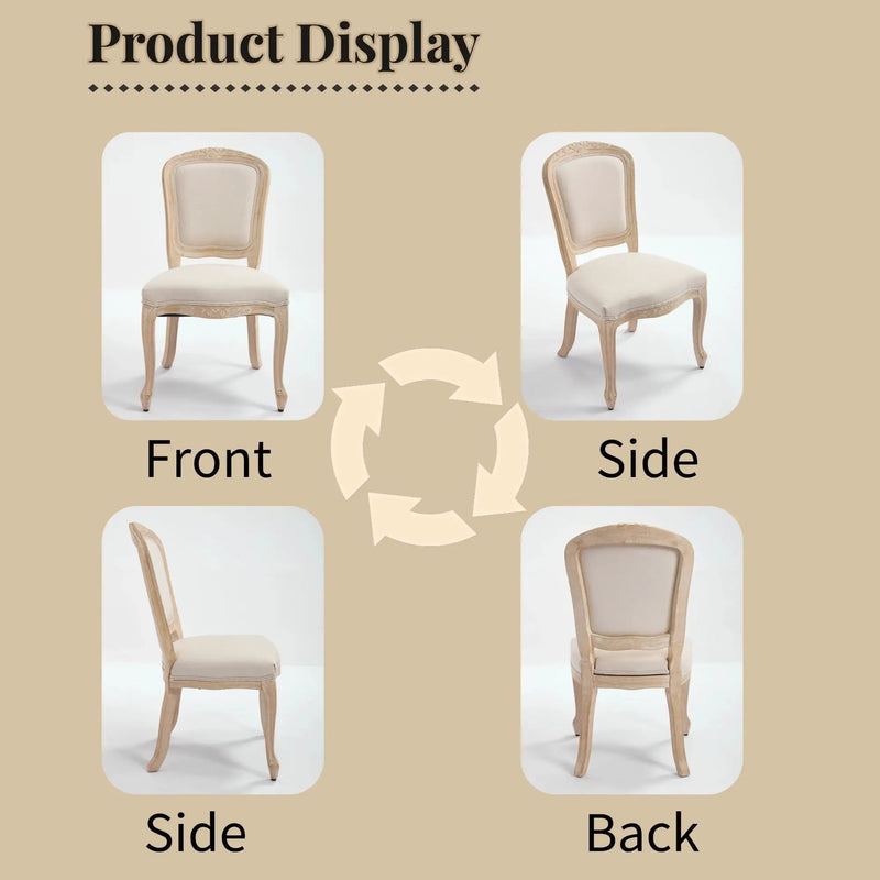 French Country Dining Chairs Set of 2 by HouseOfZazla