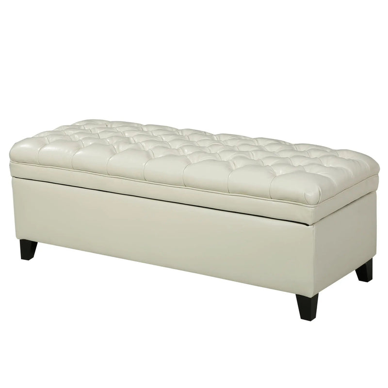 Juliana Storage Ottoman With Birch Legs by HouseOfZazla