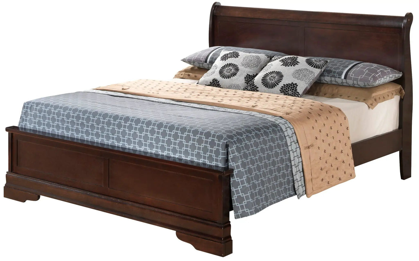 Sleigh Bed With Low Footboard by HouseOfZazla