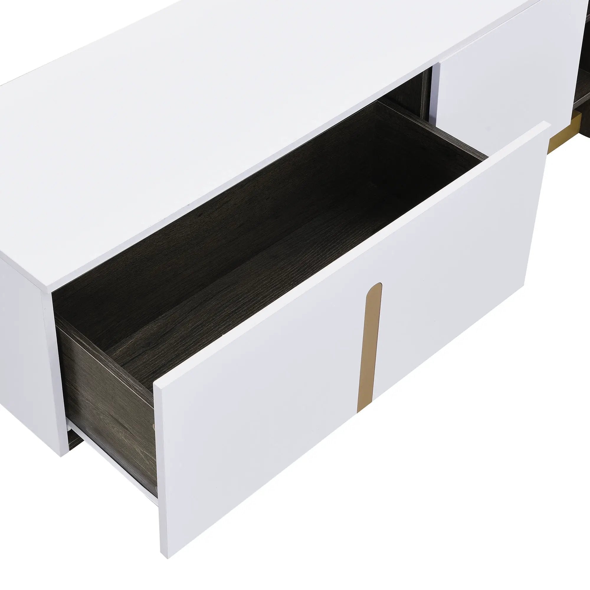 Modern TV Stand And Coffee Table (Set of 2)