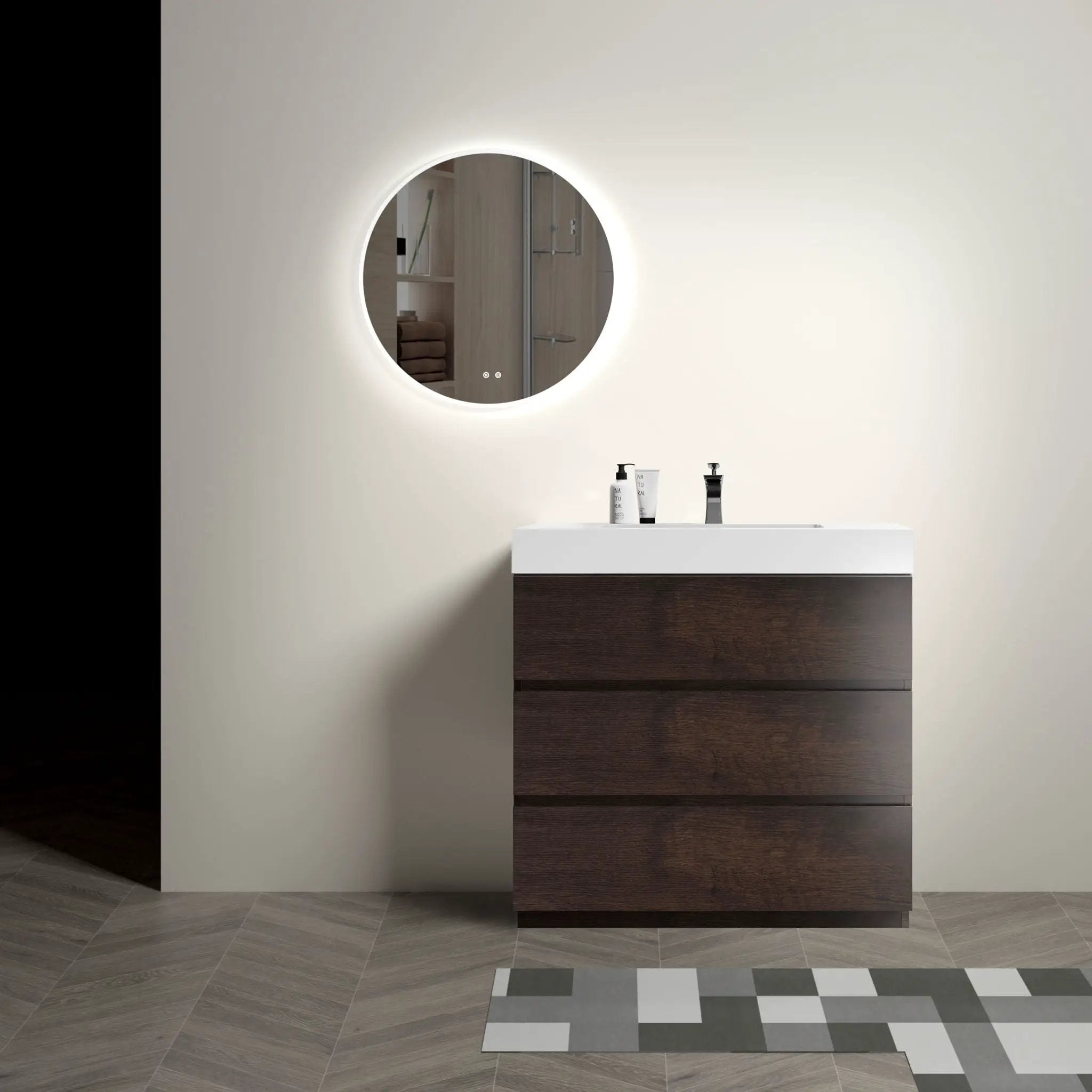 Alice - Bathroom Vanity With Large Storage, Freestanding by Unique Piece Furniture