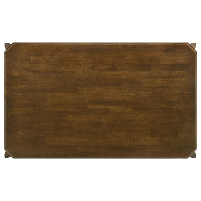 Almonte 5-piece 59-inch Rectangular Dining Set Dark Brown by Unique Piece Furniture