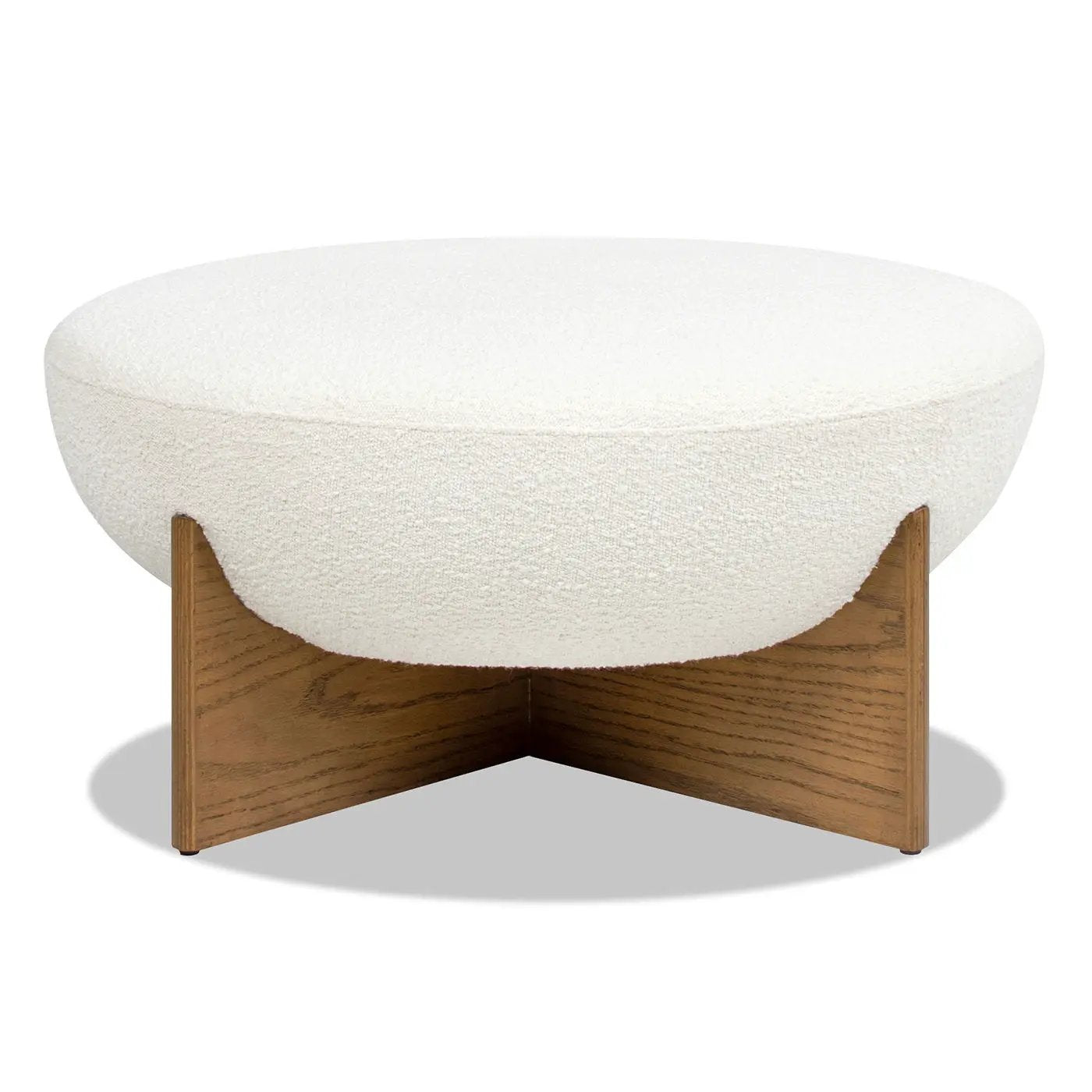 Bali - Round Upholstered Ottoman by HouseOfZazla