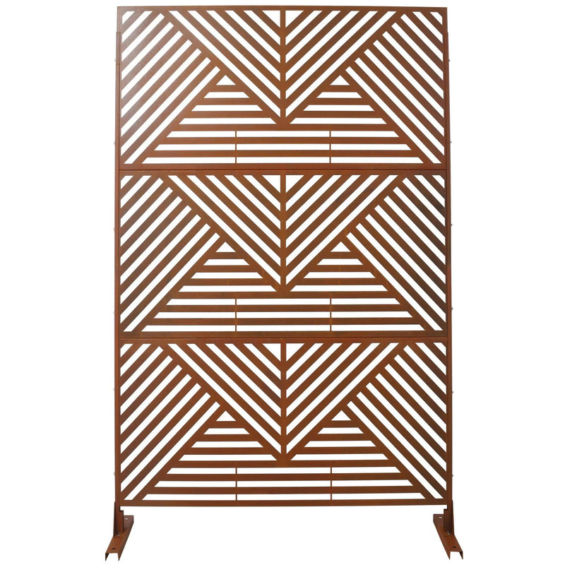 Freestanding Outdoor & Indoor Freestanding Metal Privacy Screen by Unique Piece Furniture