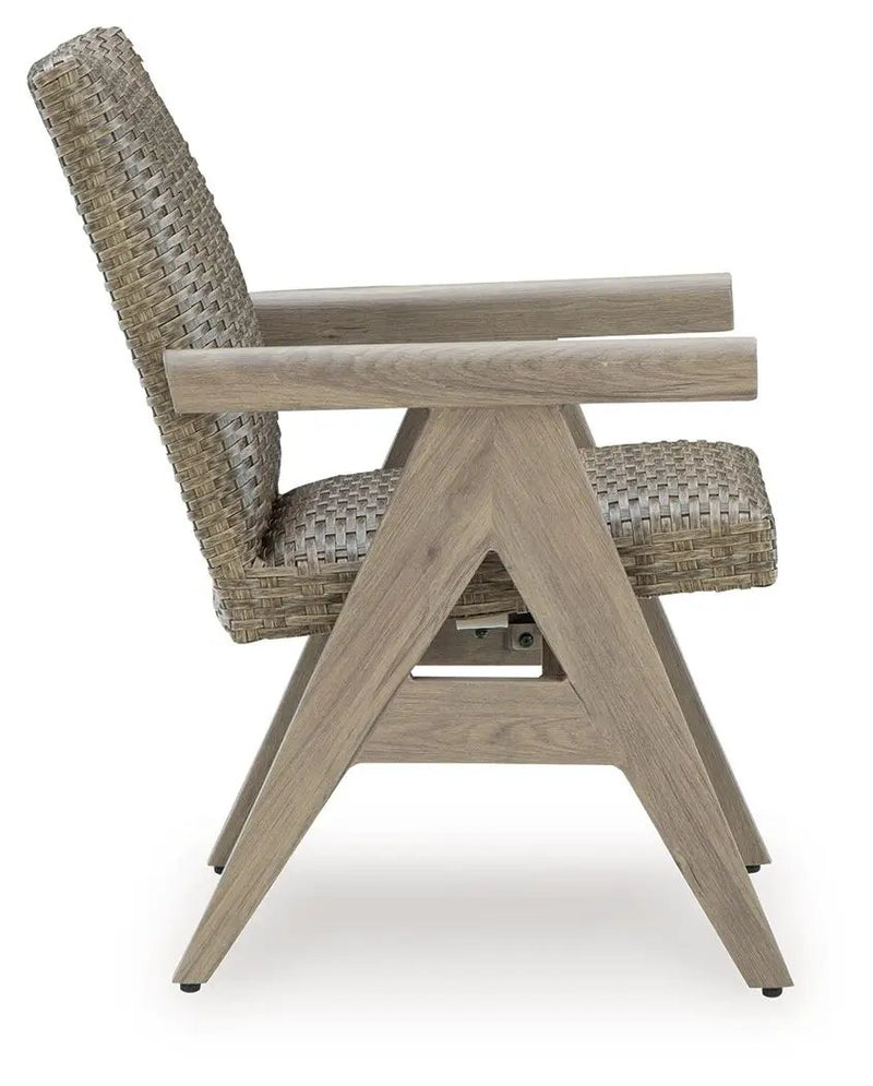Cliff Trails - Rocking Arm Chair (Set of 2) - Beige by Unique Piece Furniture