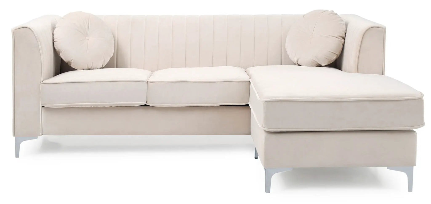 Delray - Micro Suede Sofa Chaise by HouseOfZazla