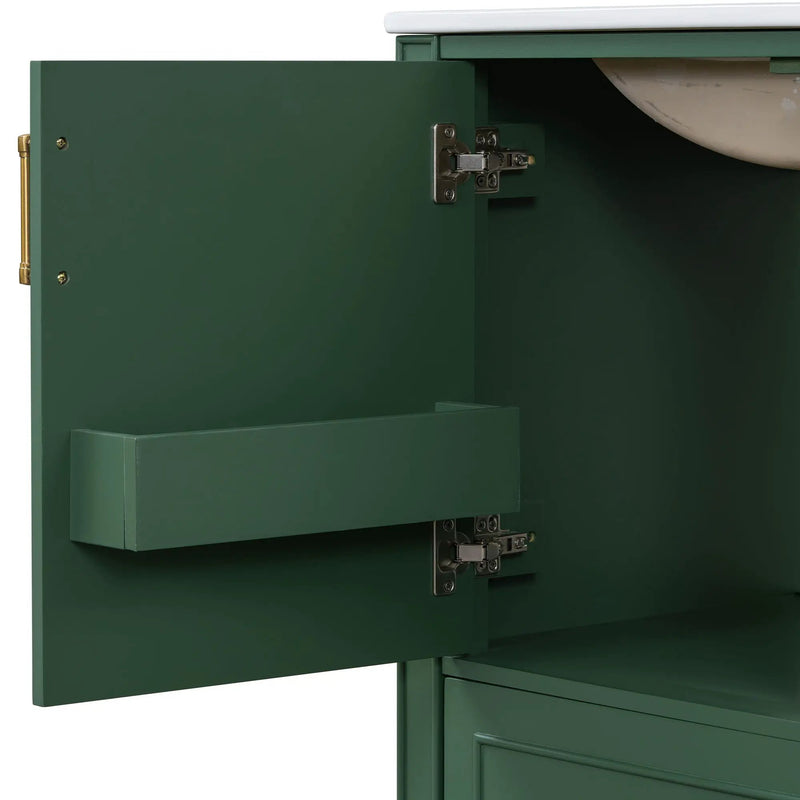 Traditional Bathroom Vanity Set With Soft Close Doors