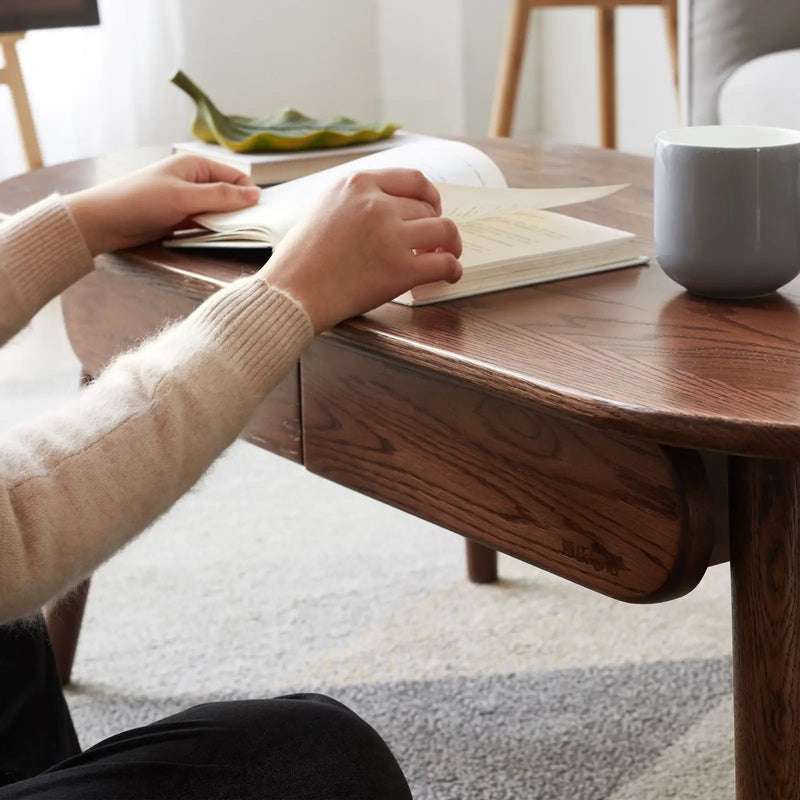 Capsule Centre Low Table With Drawers Coffee Table by HouseOfZazla