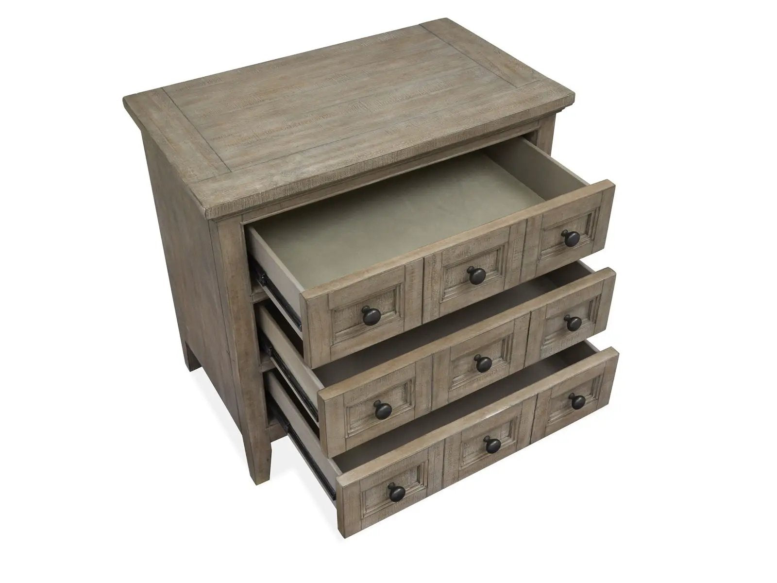 Paxton Place - Wood Drawer Nightstand - Dove Tail Gray by Unique Piece Furniture