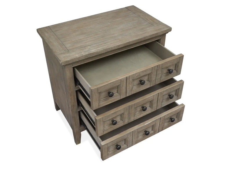 Paxton Place - Wood Drawer Nightstand - Dove Tail Gray by Unique Piece Furniture