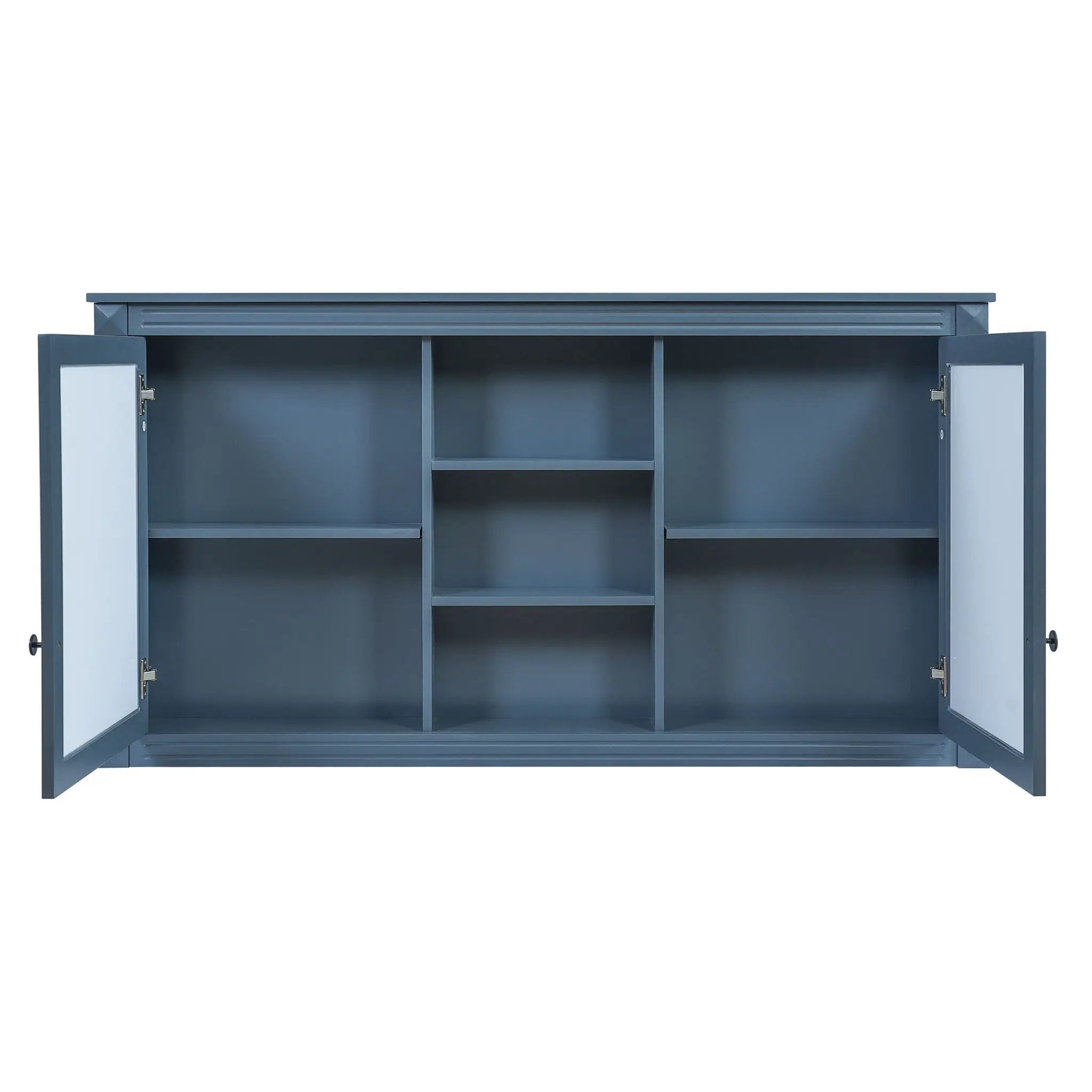 Modern Wall-Mount 2 In 1 Mirror Cabinet With Adjustable Shelves, Soft-Closing Hinges by Unique Piece Furniture
