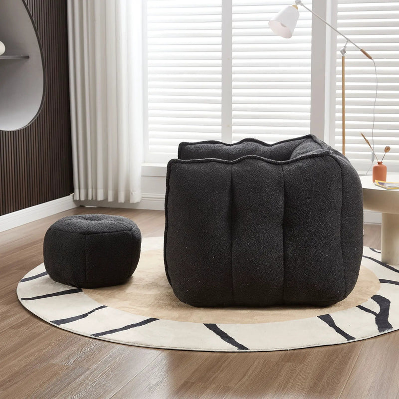 Soft Bean Bag Chair With High Resilient Foam by HouseOfZazla