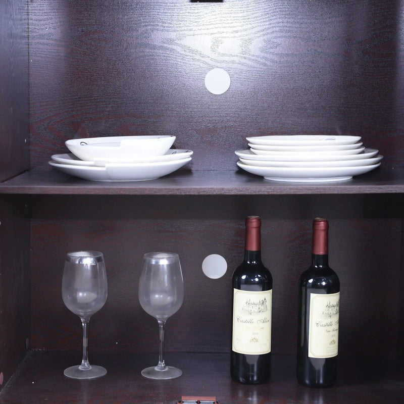 Spacious Sideboard With 3 Doors - Ox Blood Red by HouseOfZazla