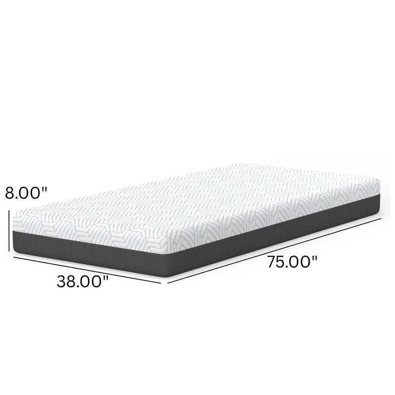 Pur Chill 8" Firm Mattress with Phase Change Cooling Fabric by HouseOfZazla