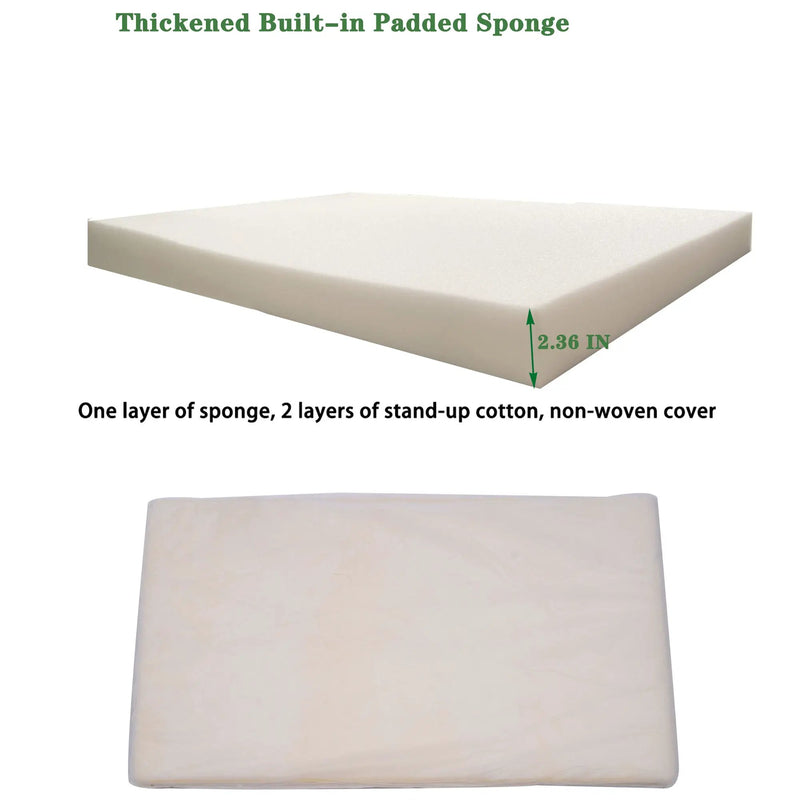 2PCS Set Outdoor Lounge Chair Cushion Replacement by HouseOfZazla