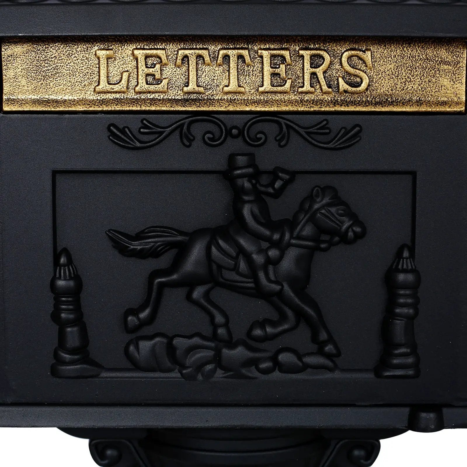 Cast Aluminum Mail Box, Postal Box, Mailbox by Unique Piece Furniture