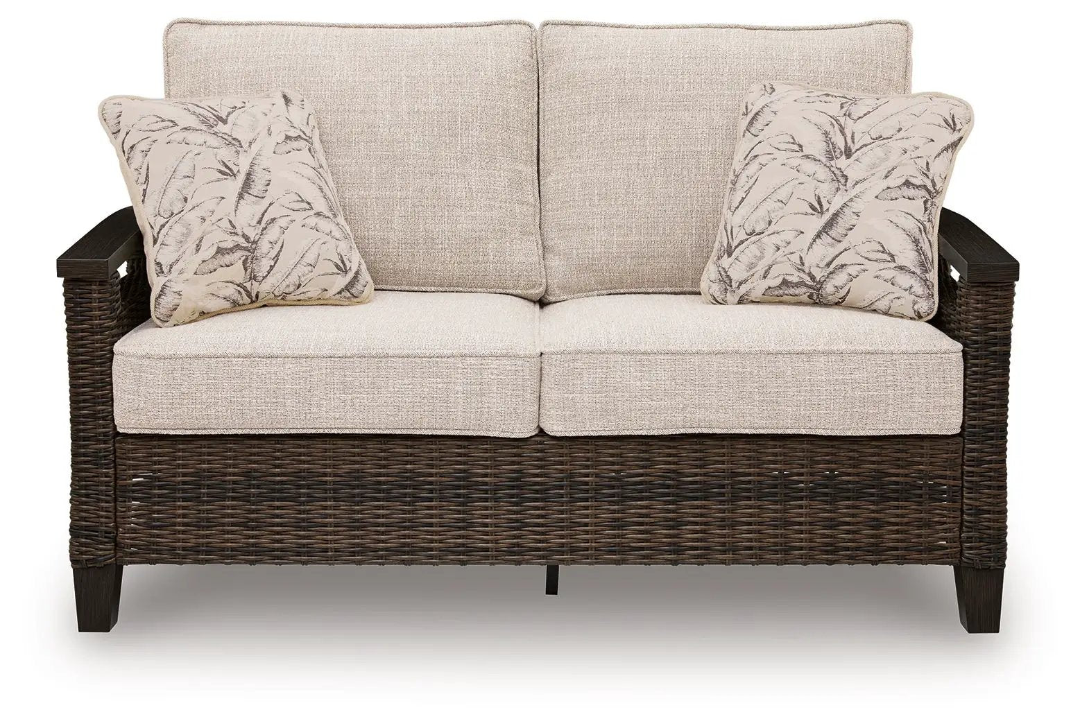 Monterey Point - Loveseat With Cushion - Dark Brown by Unique Piece Furniture