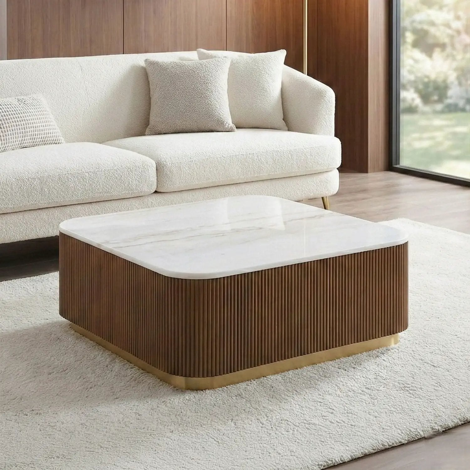 Contemporary Square Table by Unique Piece Furniture