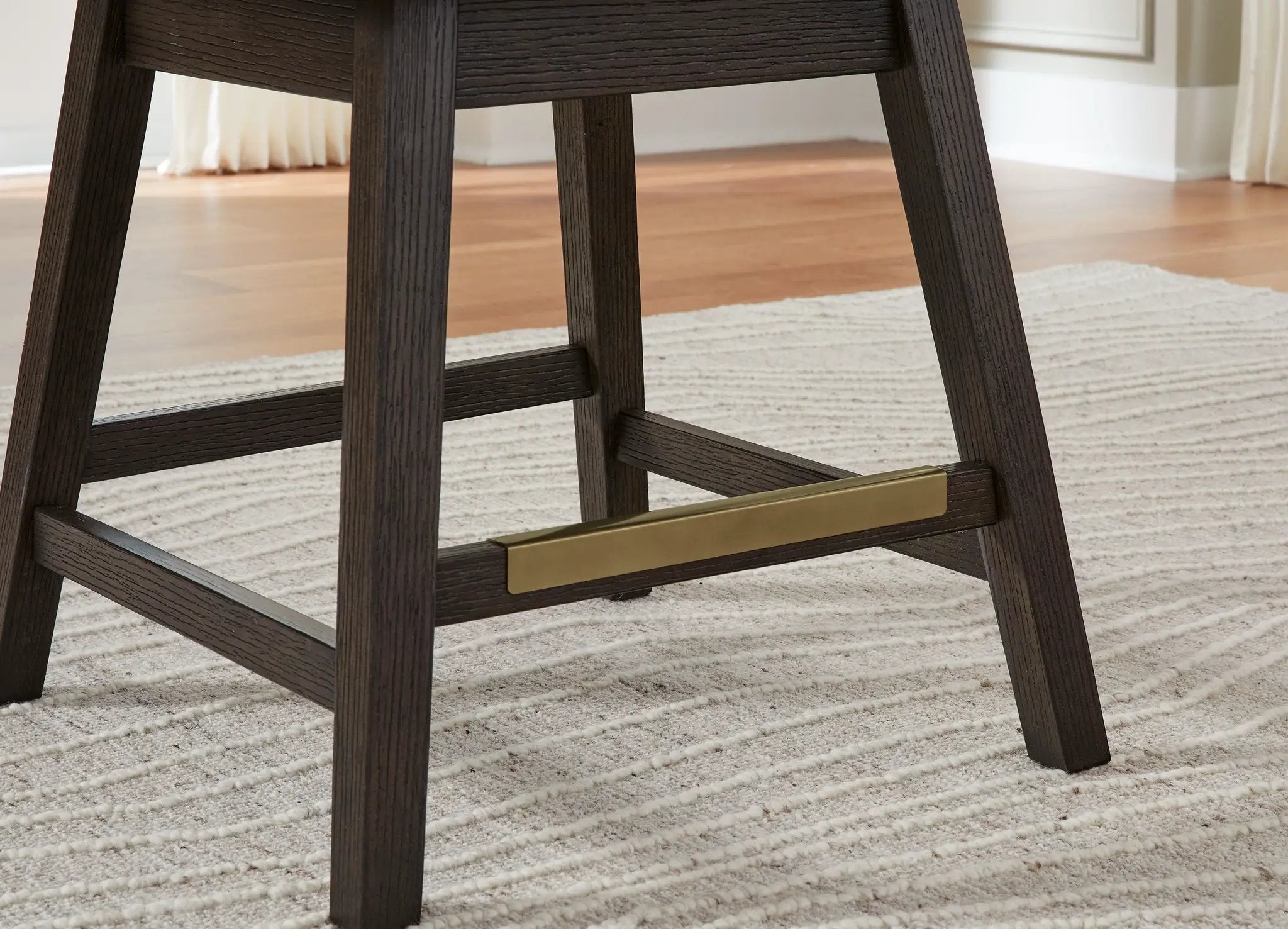 Burkhaus - Upholstered Swivel Barstool (Set of 2) - Beige / Dark Brown by Unique Piece Furniture