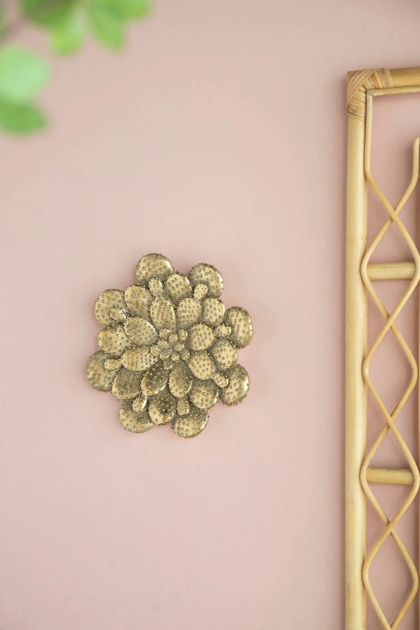 Resin Succulent Wall Plaque by Unique Piece Furniture