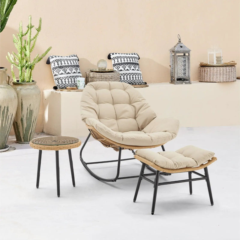 Benson - 3 Piece Lounge Chair Set by HouseOfZazla
