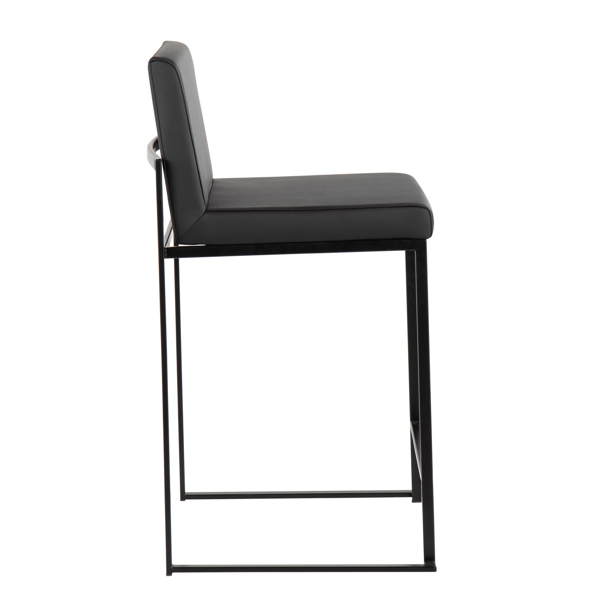 Fuji - Contemporary Modern Elegance, High Back Counter Stool by HouseOfZazla