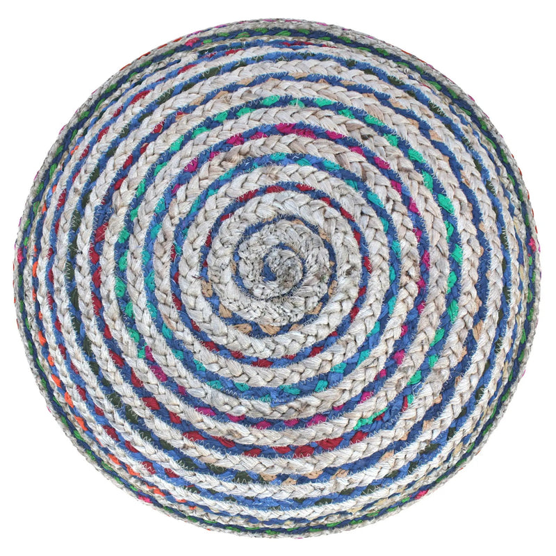 Margo - Handcrafted Round Pouf by HouseOfZazla