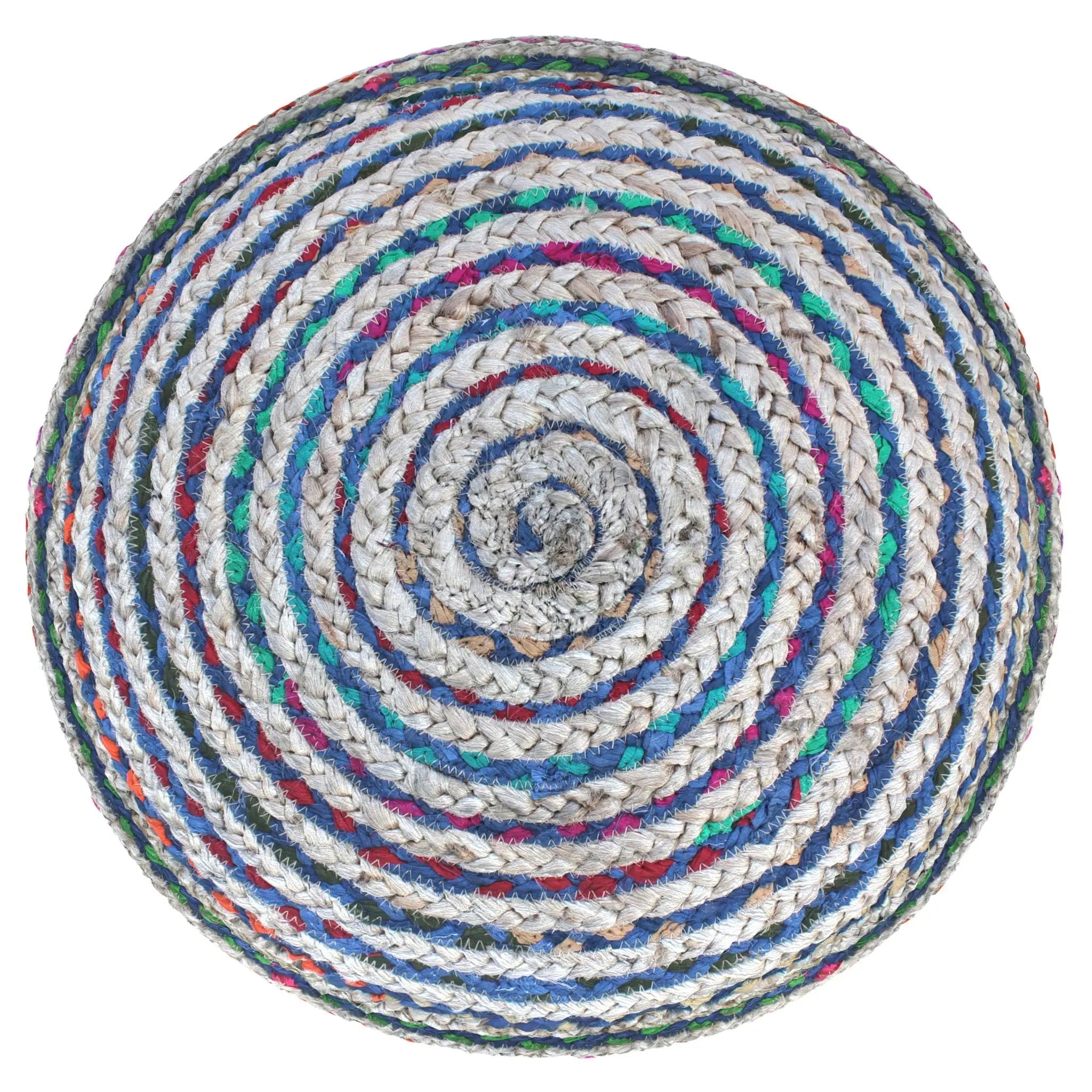 Margo - Handcrafted Round Pouf by Unique Piece Furniture