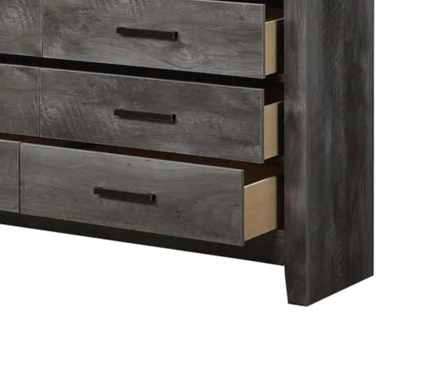 Vidalia - Rustic Dresser - Gray / Oak by Unique Piece Furniture