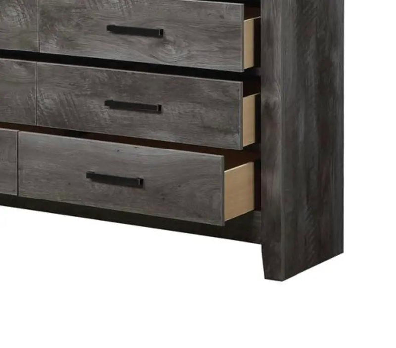 Vidalia - Rustic Dresser - Gray / Oak by HouseOfZazla