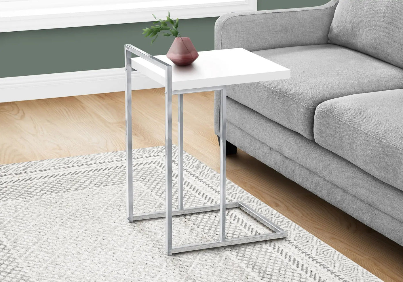 Accent Table, C - Shaped, Contemporary & Modern by Unique Piece Furniture