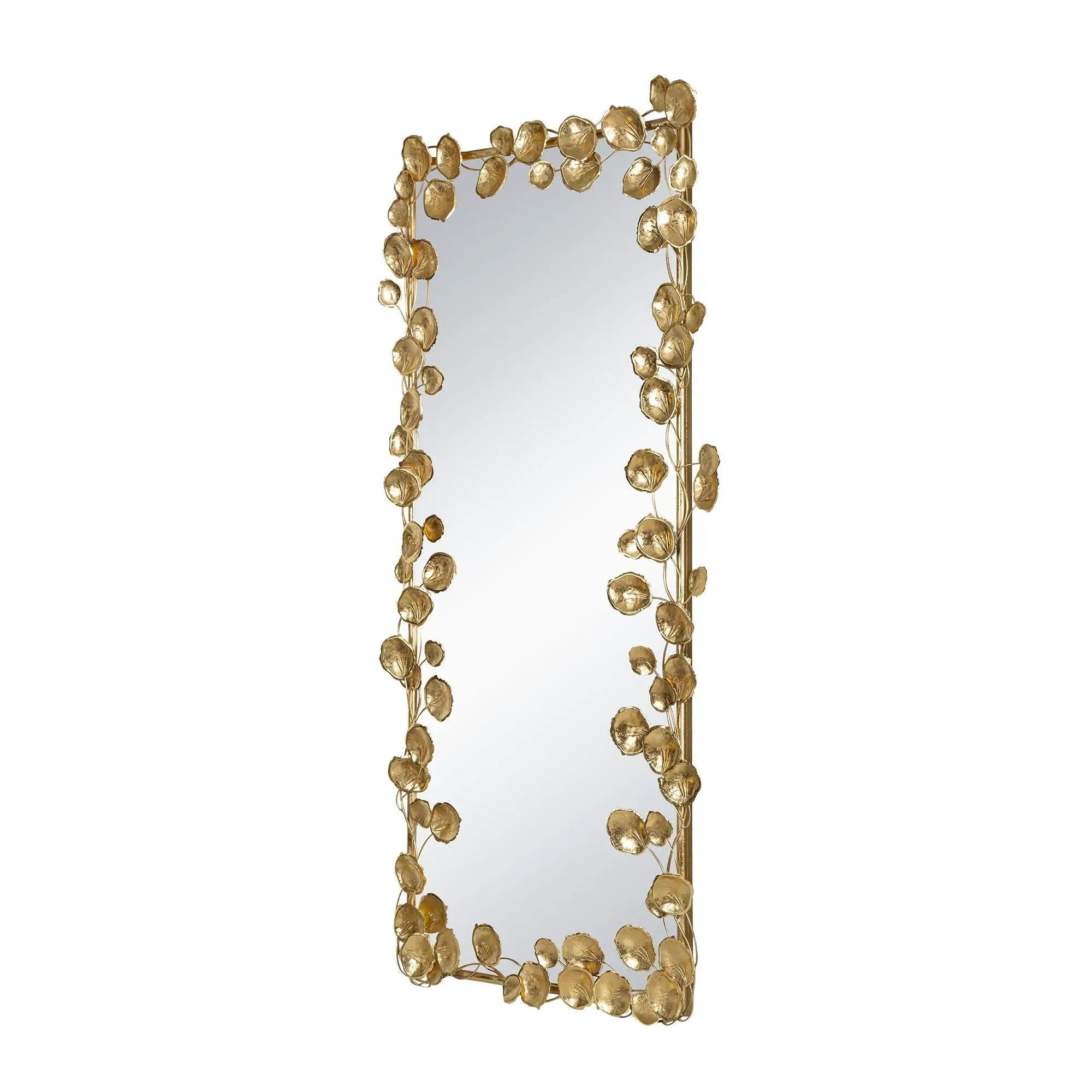 Full Length Mirror with Gold Leaf Accents by HouseOfZazla